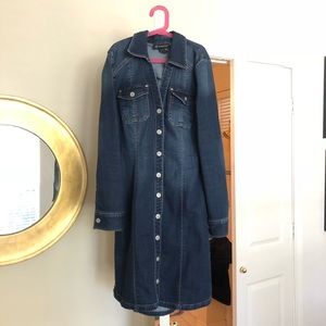INC size 4 quality denim dress